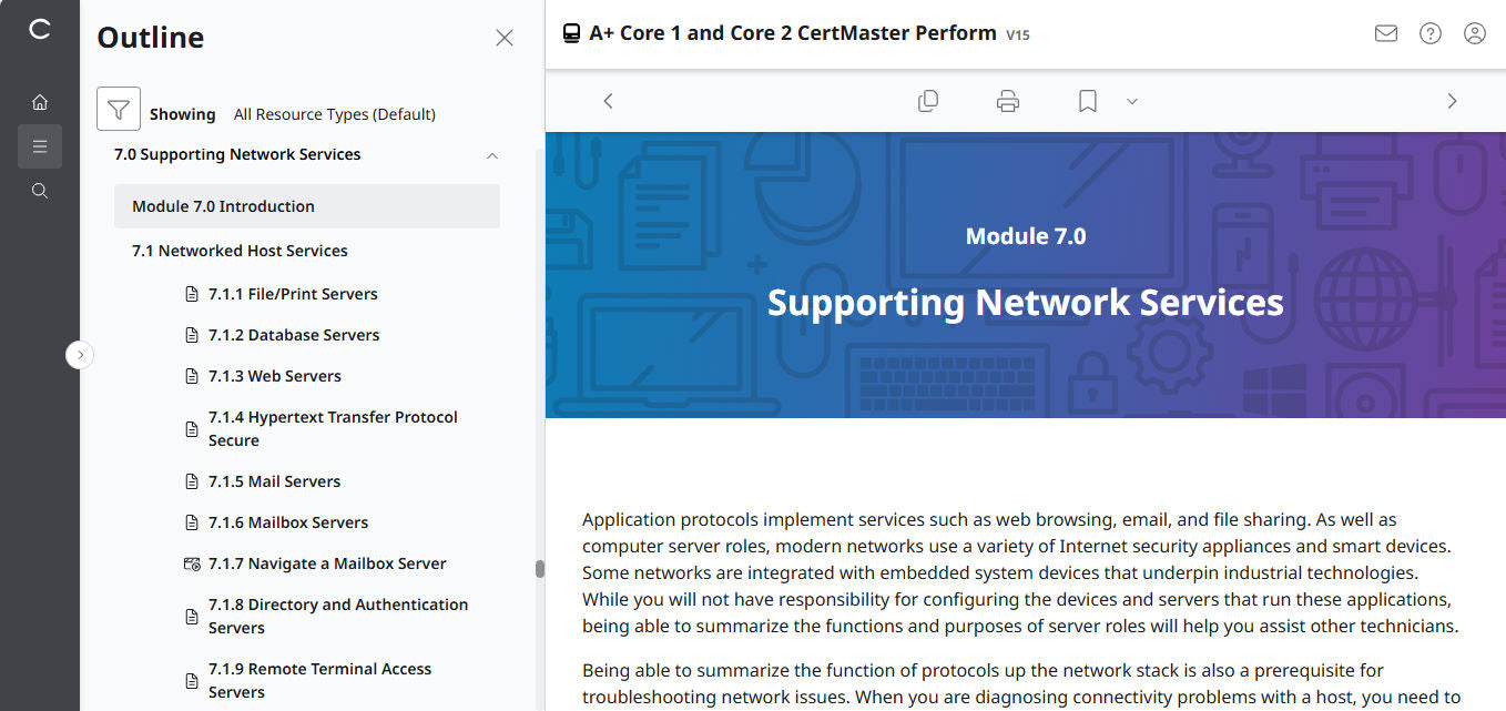 CompTIA A+ Core 1 & 2 CertMaster Perform (V15) (4 Month Access) (🛒Special Offer)