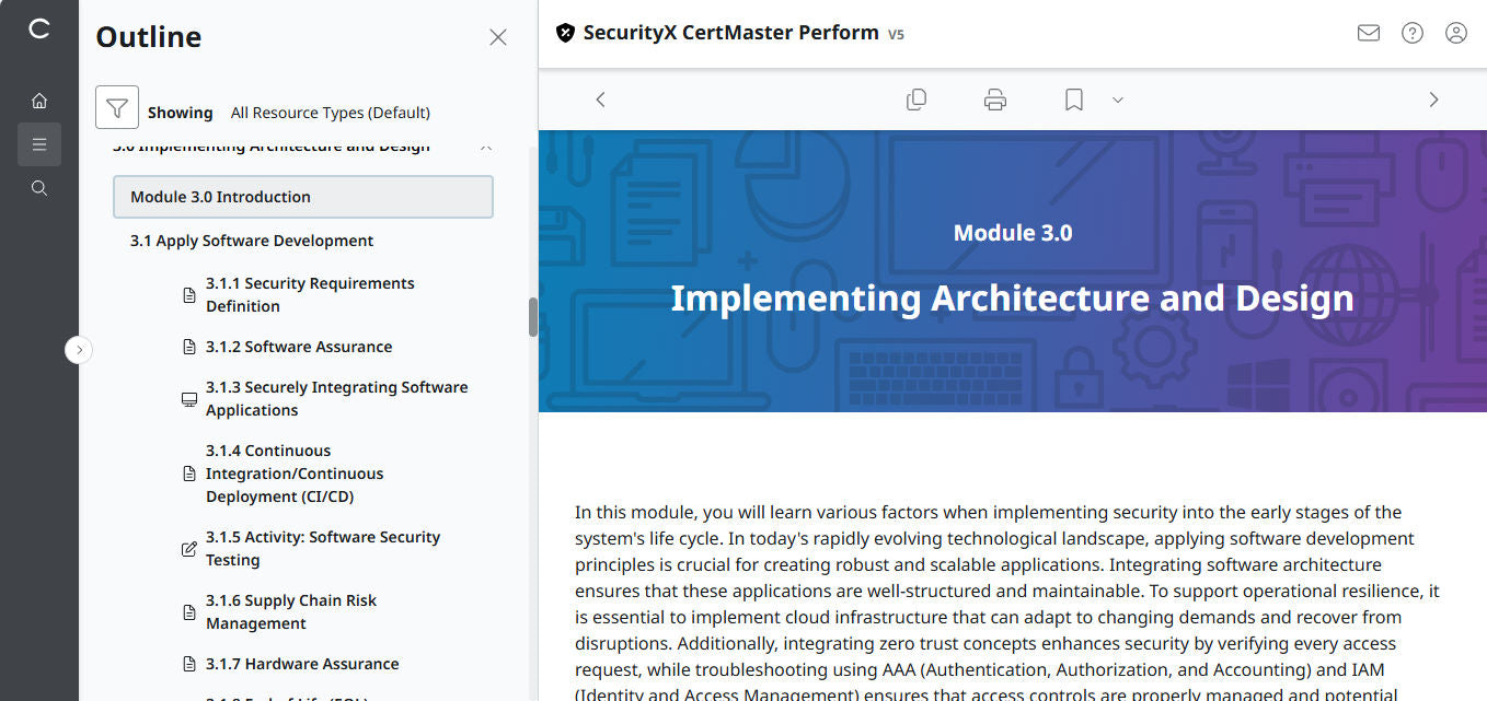 🛒Special Offer - CertMaster Perform for CompTIA SecurityX (CASP+) CAS-005 3-Month Access