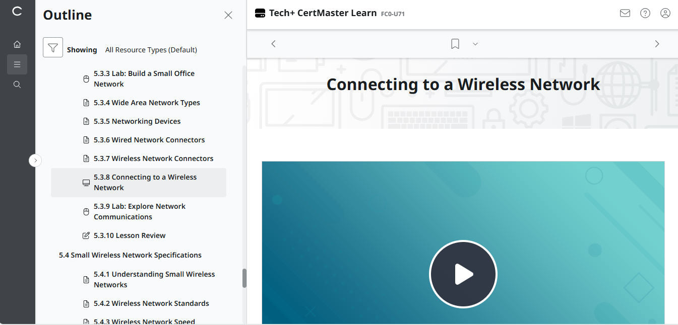 CertMaster Learn – Tech+ (V6) – (New Account ) 2-Month Access