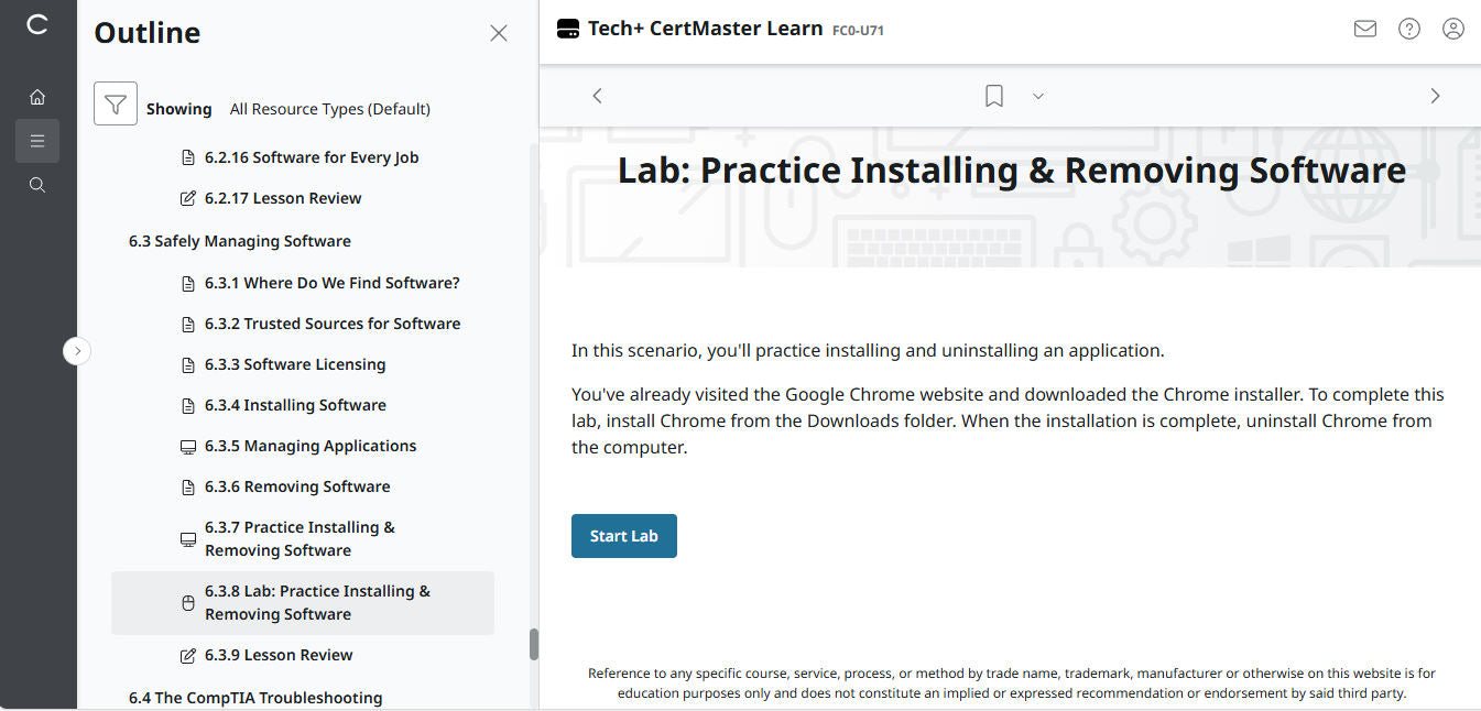 CertMaster Learn – Tech+ (V6) – (New Account ) 2-Month Access