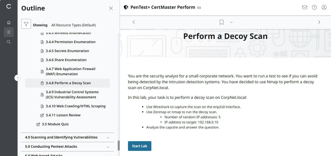 CertMaster Perform  for CompTIA PenTest+ PT0-003 (V3) - 3 Month Access