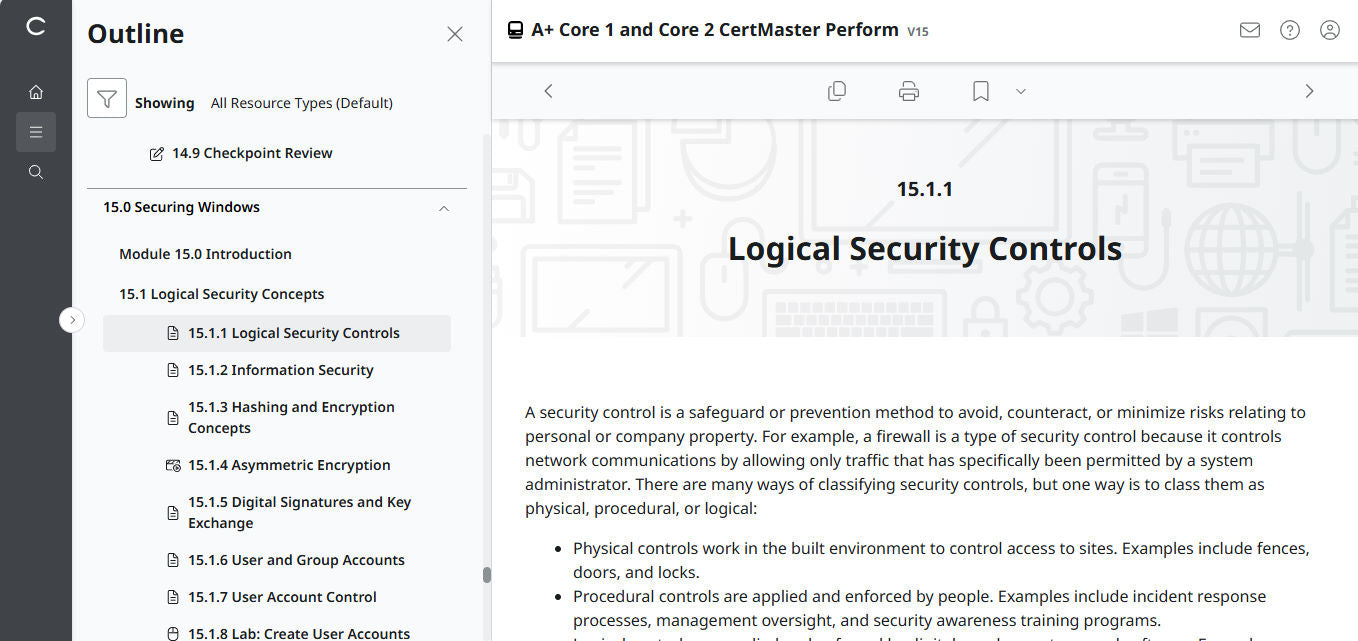 CompTIA A+ Core 1 & 2 CertMaster Perform  (V15) (4 Month Access) (🛒Special Offer)