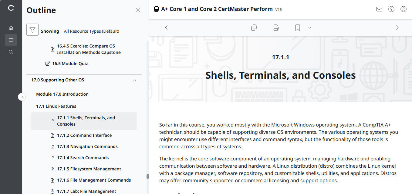🛒Special Offer - CompTIA A+ Core 1 & 2 CertMaster Perform  (V15) (4 Month Access)