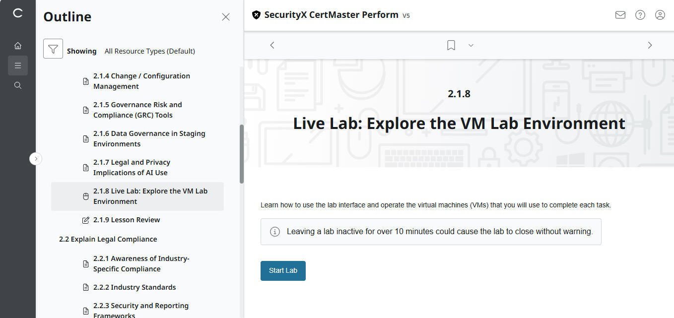 CompTIA CertMaster Perform – SecurityX CASP+ CAS-005 - 3 Months Access