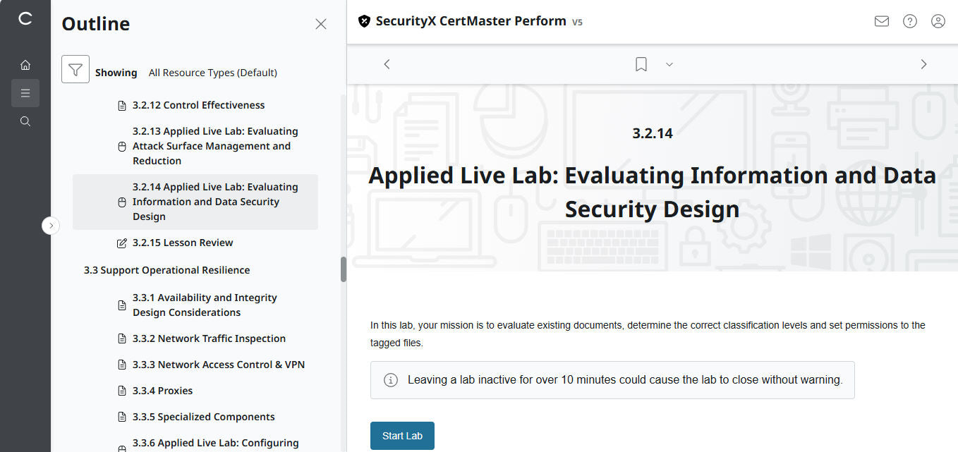 CompTIA CertMaster Perform – SecurityX CASP+ CAS-005 - 3 Months Access