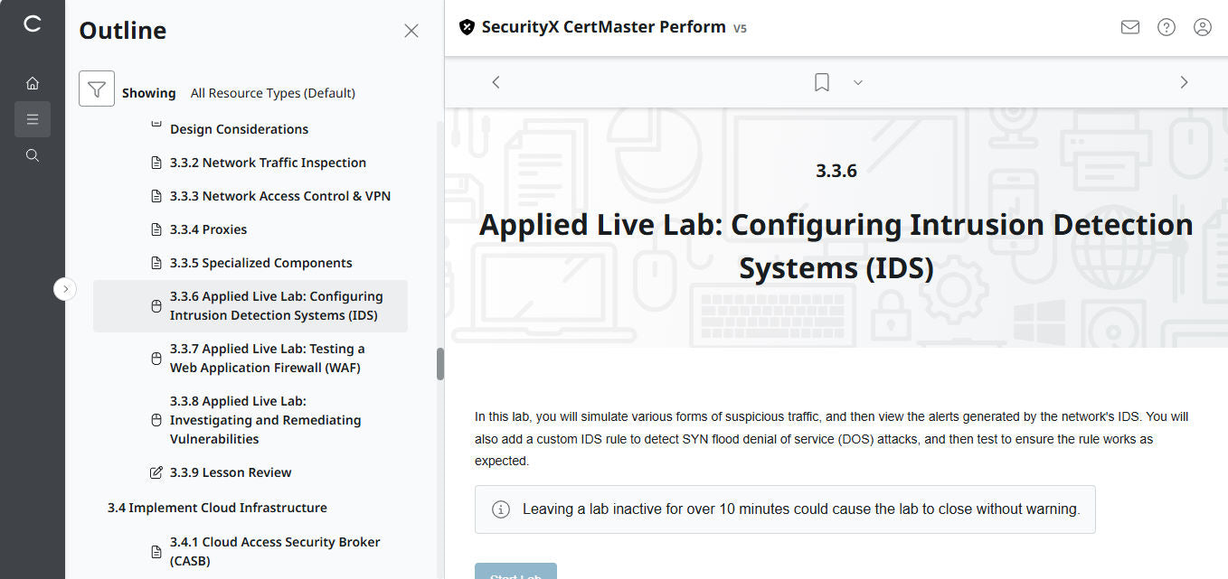 CompTIA CertMaster Perform – SecurityX CASP+ CAS-005 - 3 Months Access