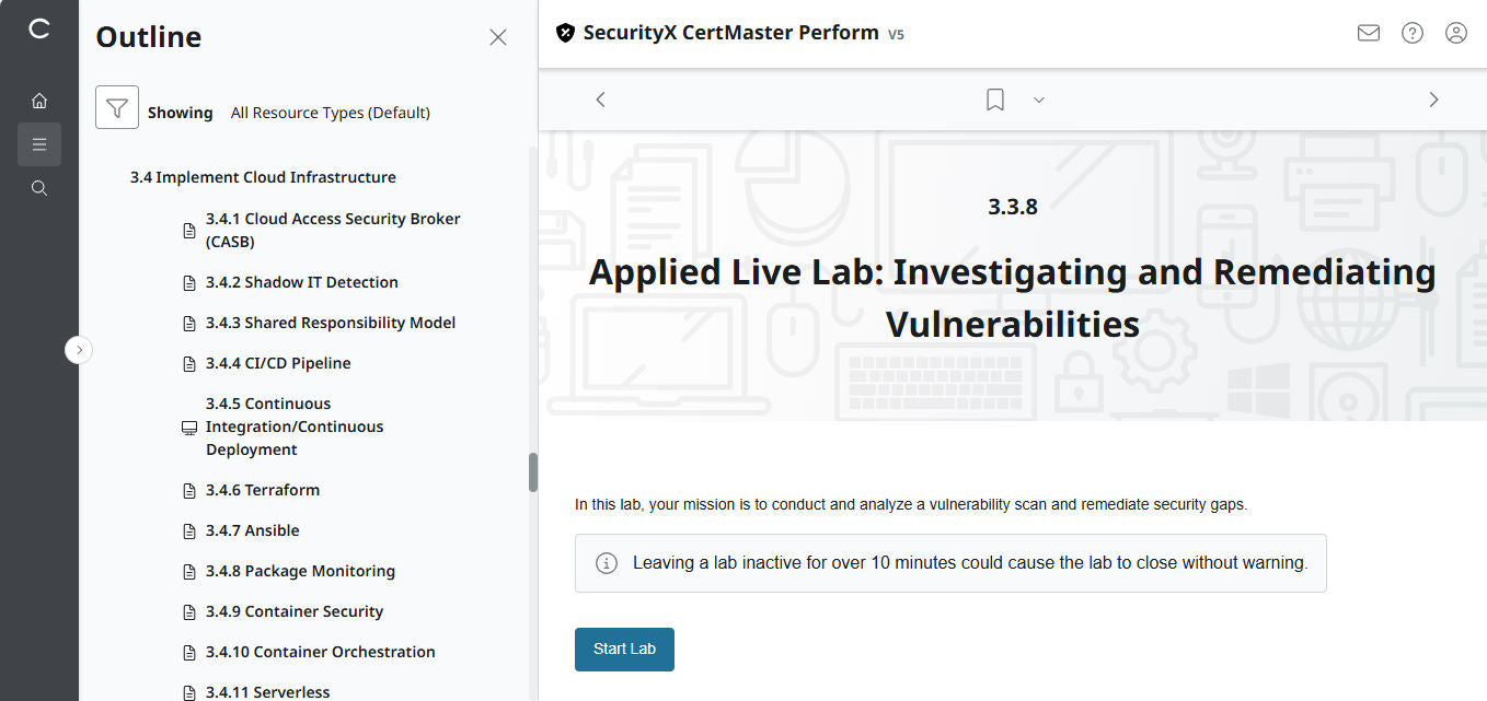 CertMaster Perform for CompTIA SecurityX (CASP+) CAS-005  3-Month Access (🛒Special Offer)